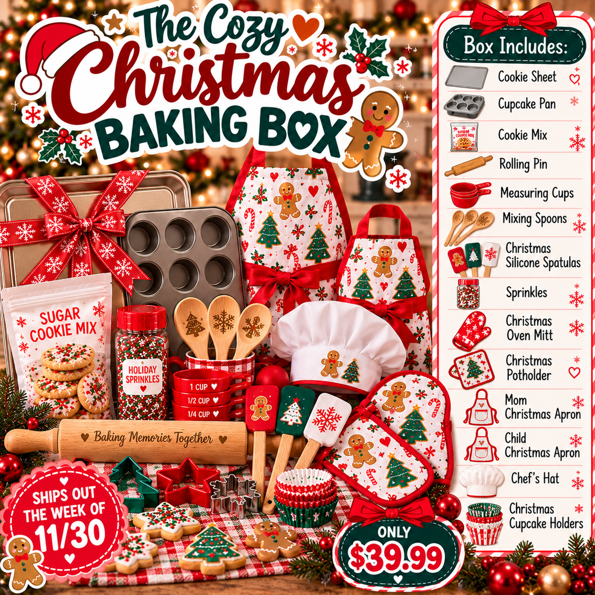 The Cozy Christmas Baking Box 🎄🍪